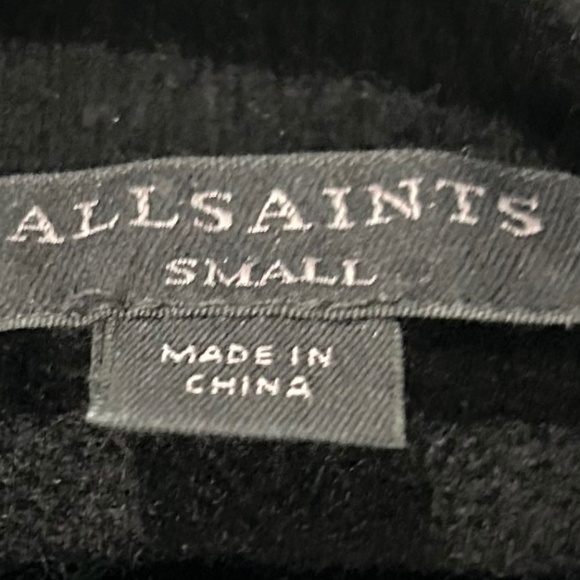 ALLSAINTS Lock Roll Neck Asymmetric Sweater - Picture 8 of 8